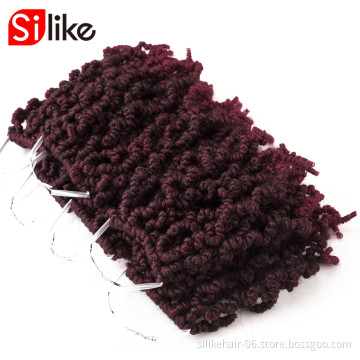 Bomb Twist Hair freetress Water Wave Crochet Braids Spring Passion Twist Curly Crochet Hair Braiding Factory price wholesale